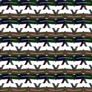 Geometrik soyut dikişsiz desen, vektör illüstrasyonu