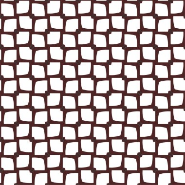 Geometrik soyut dikişsiz desen, vektör illüstrasyonu