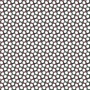 Geometrik soyut dikişsiz desen, vektör illüstrasyonu