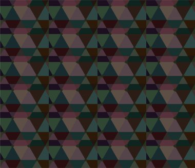 Geometrik soyut dikişsiz desen, vektör illüstrasyonu