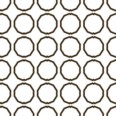 Geometrik soyut dikişsiz desen, vektör illüstrasyonu