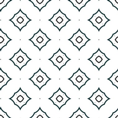 Geometrik soyut dikişsiz desen, vektör illüstrasyonu