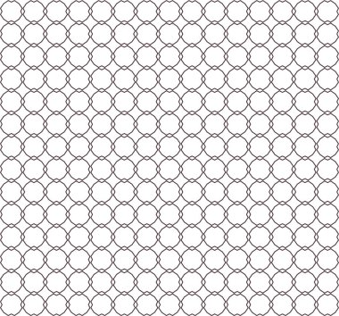 Geometrik yinelenen süs vektör deseni. Kusursuz tasarım dokusu 