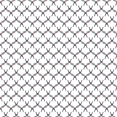 Geometrik soyut dikişsiz desen, vektör illüstrasyonu