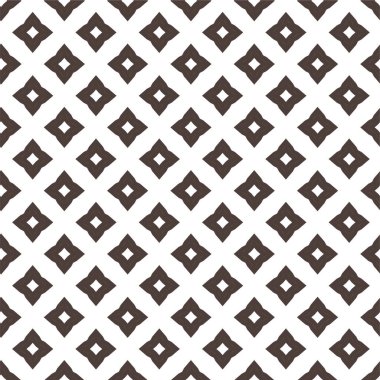 Süslü, soyut, dikişsiz desen, vektör illüstrasyonu