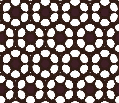 Geometrik soyut dikişsiz desen, vektör illüstrasyonu