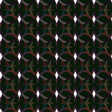 soyut geometrik dikişsiz desen, vektör illüstrasyonu 
