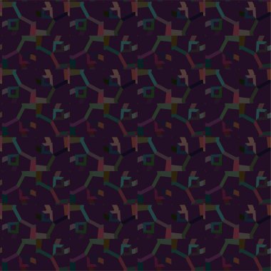 Soyut geometrik şekilli kusursuz desen. vektör illüstrasyonu