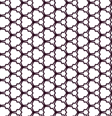 Geometrik soyut dikişsiz desen, vektör illüstrasyonu