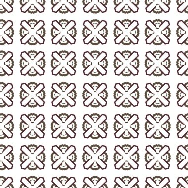 Geometrik şekilli kusursuz desen. vektör illüstrasyonu.