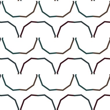Geometrik soyut dikişsiz desen, vektör illüstrasyonu