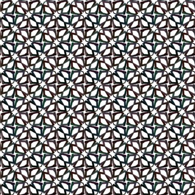 Geometrik soyut dikişsiz desen, vektör illüstrasyonu