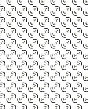 Geometrik soyut dikişsiz desen, vektör illüstrasyonu
