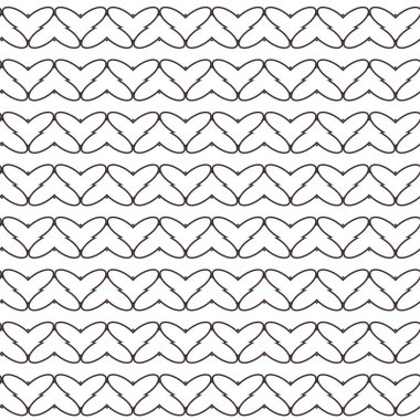 Geometrik soyut dikişsiz desen, vektör illüstrasyonu