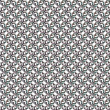 soyut geometrik dikişsiz desen, vektör illüstrasyonu 