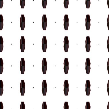Geometrik soyut dikişsiz desen, vektör illüstrasyonu