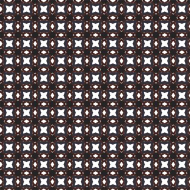 Geometrik soyut dikişsiz desen, vektör illüstrasyonu