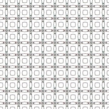 Geometrik soyut dikişsiz desen, vektör illüstrasyonu