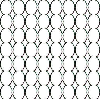 Geometrik soyut dikişsiz desen, vektör illüstrasyonu