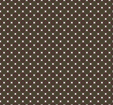 Süslü, soyut, dikişsiz desen, vektör illüstrasyonu