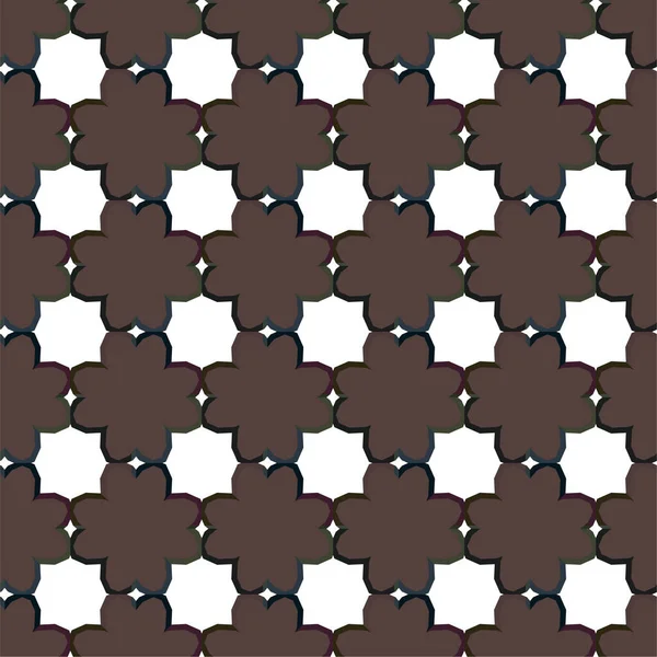 Süslü, soyut, dikişsiz desen, vektör illüstrasyonu