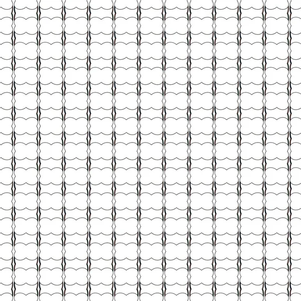 Pola Tak Berjahit Dari Garis Latar Belakang Geometris Ilustrasi Vektor - Stok Vektor