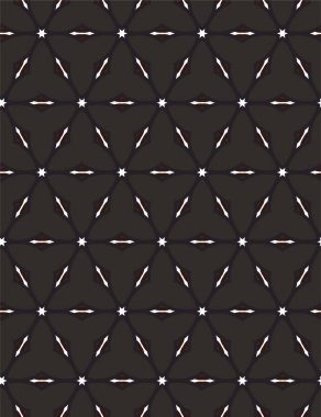 Süslü, soyut, dikişsiz desen, vektör illüstrasyonu