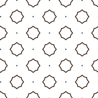Geometrik soyut dikişsiz desen, vektör illüstrasyonu
