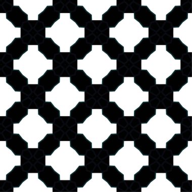 Geometrik soyut dikişsiz desen, vektör illüstrasyonu