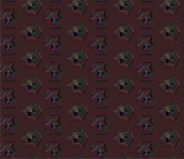 Geometrik soyut dikişsiz desen, vektör illüstrasyonu