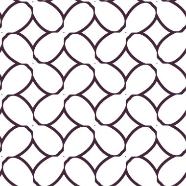 Geometrik soyut dikişsiz desen, vektör illüstrasyonu