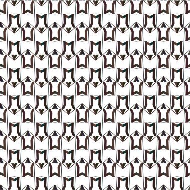 soyut geometrik dikişsiz desen, vektör illüstrasyonu 