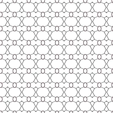 Geometrik soyut dikişsiz desen, vektör illüstrasyonu
