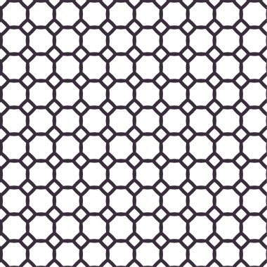 Geometrik soyut dikişsiz desen, vektör illüstrasyonu