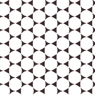 Geometrik soyut dikişsiz desen, vektör illüstrasyonu