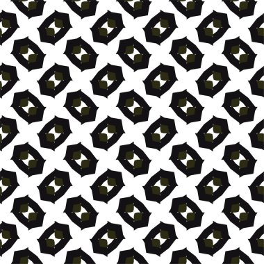 Basit renkli çiçekleri ve yeşil yaprakları olan güzel kompozisyon, vektör illüstrasyonu  