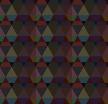 Geometrik soyut dikişsiz desen, vektör illüstrasyonu