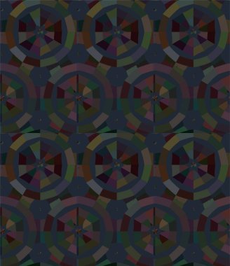 Geometrik soyut dikişsiz desen, vektör illüstrasyonu