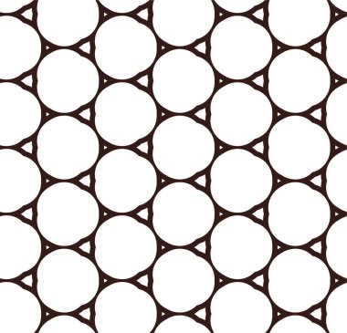 Süslü, soyut, dikişsiz desen, vektör illüstrasyonu