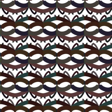 Geometrik soyut dikişsiz desen, vektör illüstrasyonu