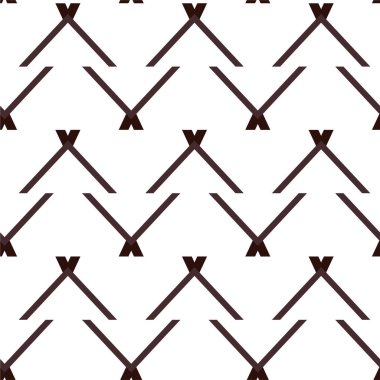 Geometrik soyut dikişsiz desen, vektör illüstrasyonu