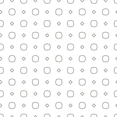 soyut geometrik dikişsiz desen, vektör illüstrasyonu