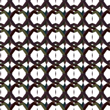 Geometrik soyut dikişsiz desen, vektör illüstrasyonu