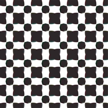 soyut geometrik dikişsiz desen, vektör illüstrasyonu 