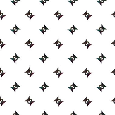 Geometrik soyut dikişsiz desen, vektör illüstrasyonu