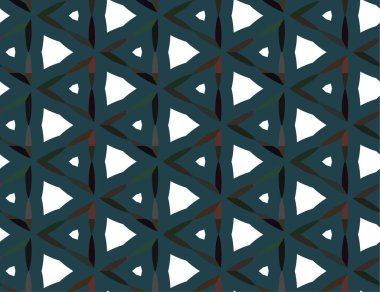 soyut geometrik dikişsiz desen, vektör illüstrasyonu