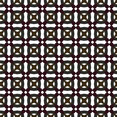 Geometrik soyut dikişsiz desen, vektör illüstrasyonu