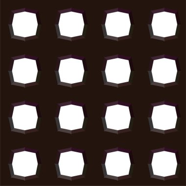 Geometrik soyut dikişsiz desen, vektör illüstrasyonu