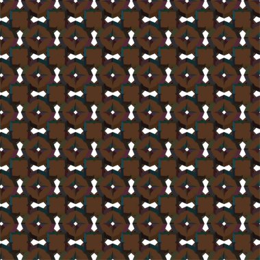 Geometrik soyut dikişsiz desen, vektör illüstrasyonu