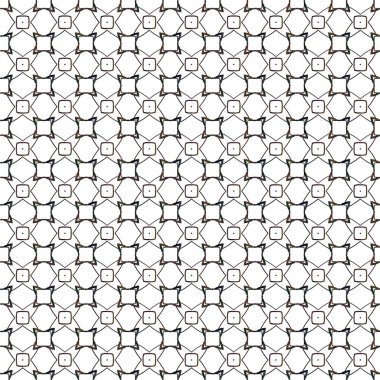 Geometrik soyut dikişsiz desen, vektör illüstrasyonu